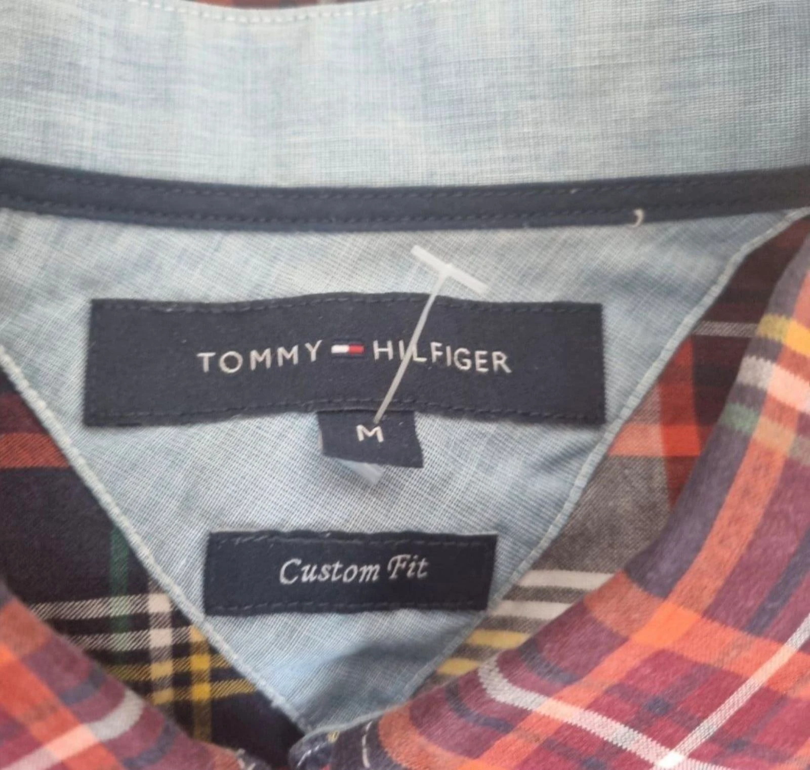 Camisa a cuadros Tommy Hilfiger – Ajuste personalizado – Talla M – photo 6